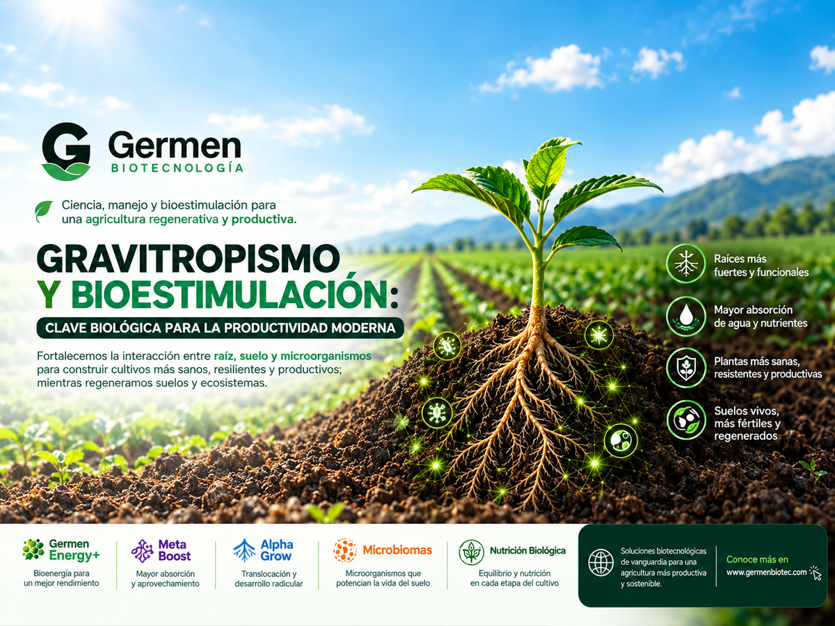 Gravitropismo Radicular y Bioestimulantes
