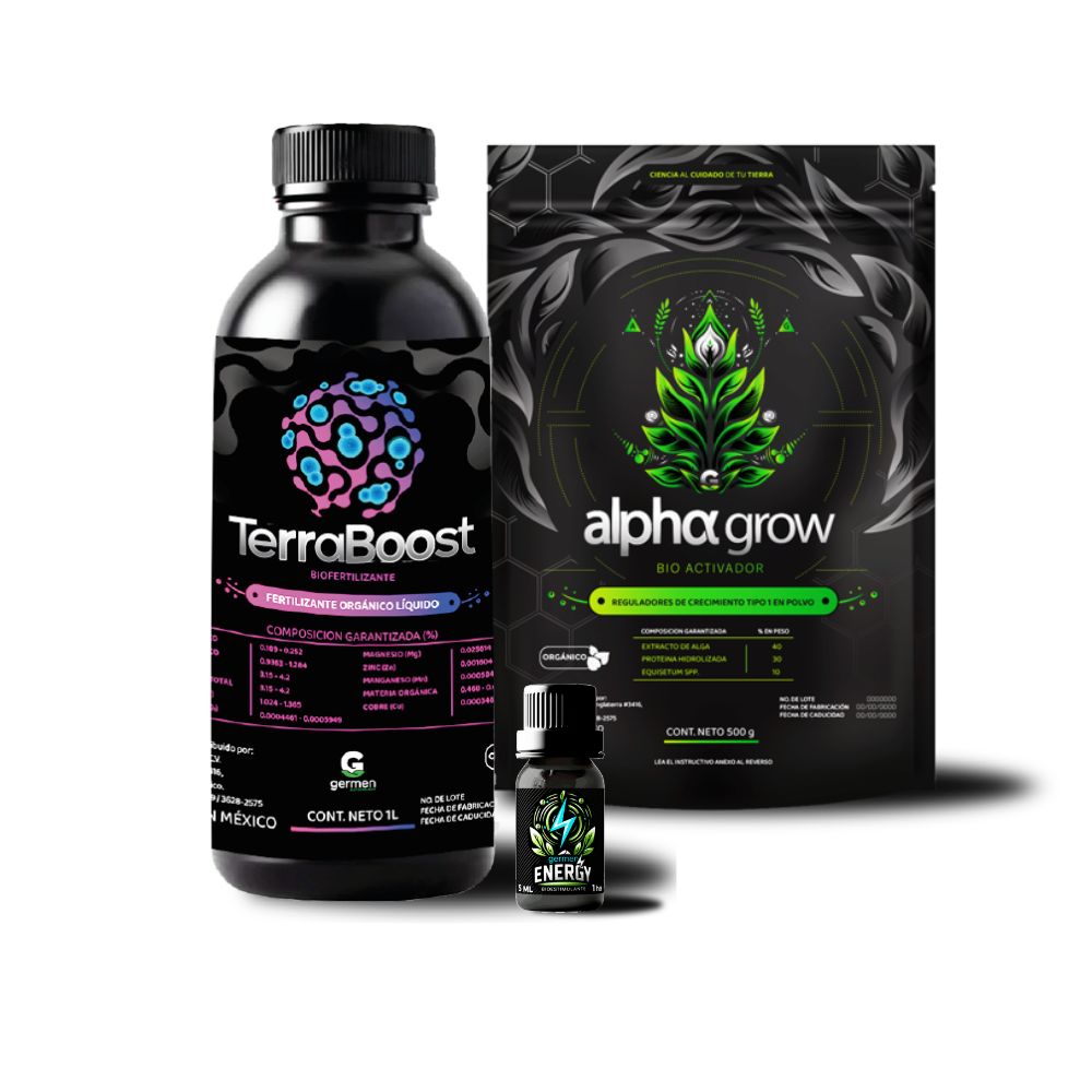 Germen Energy + Alpha Grow + Terra Boost